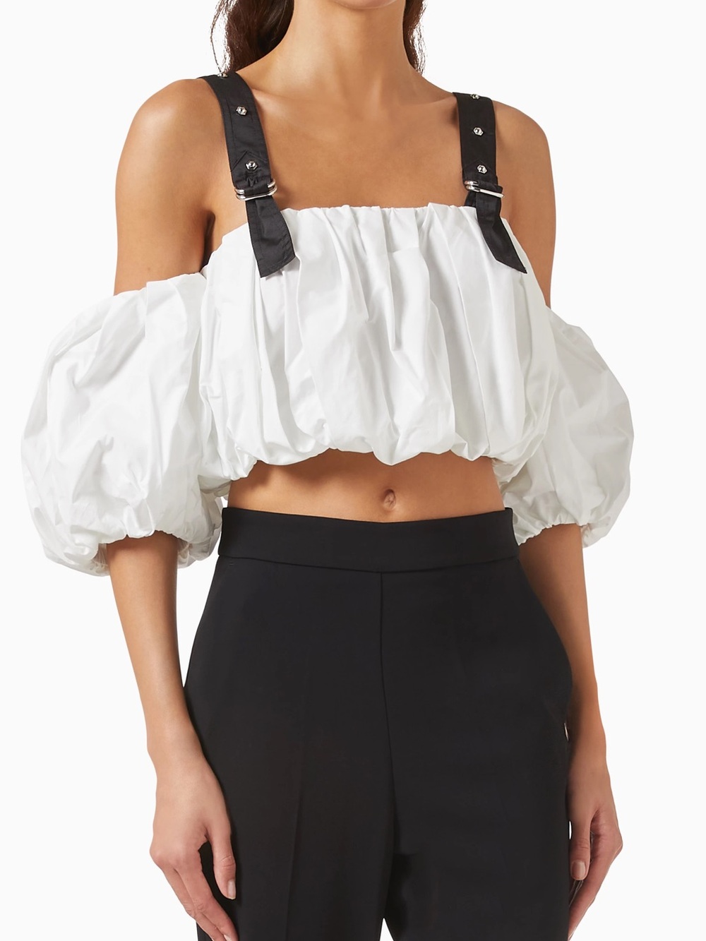 PINKO Adjustable Cropped Top